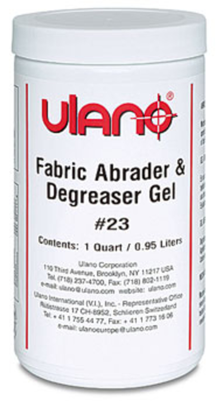 ULANO FABRIC ABRADER & DEGREASER GEL No 23