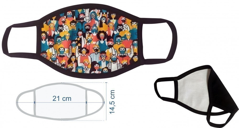 CODE 6045 SUBLIMATION FACE MASK